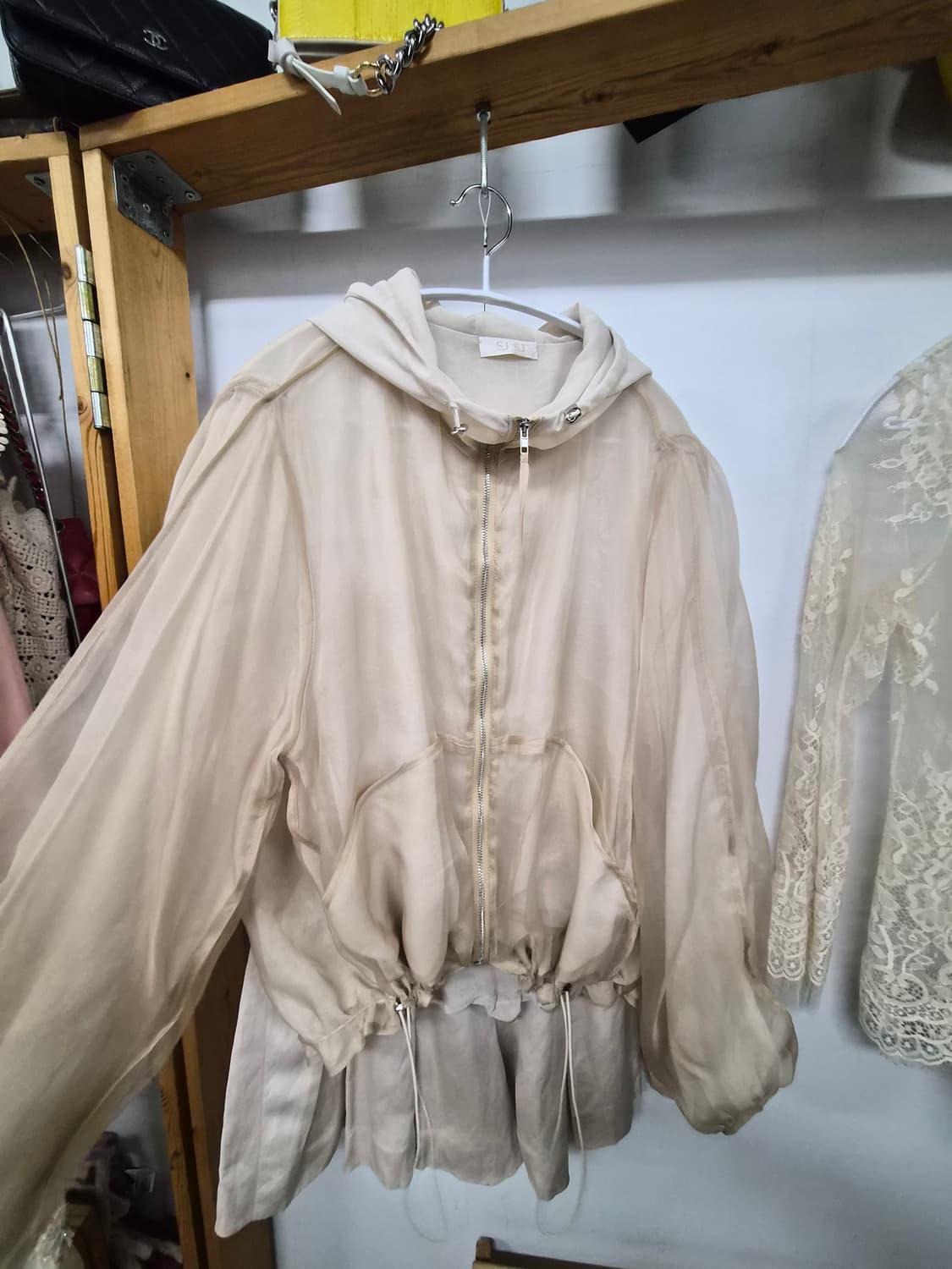 SJSJ 벌룬 후드 집업 상품이미지7