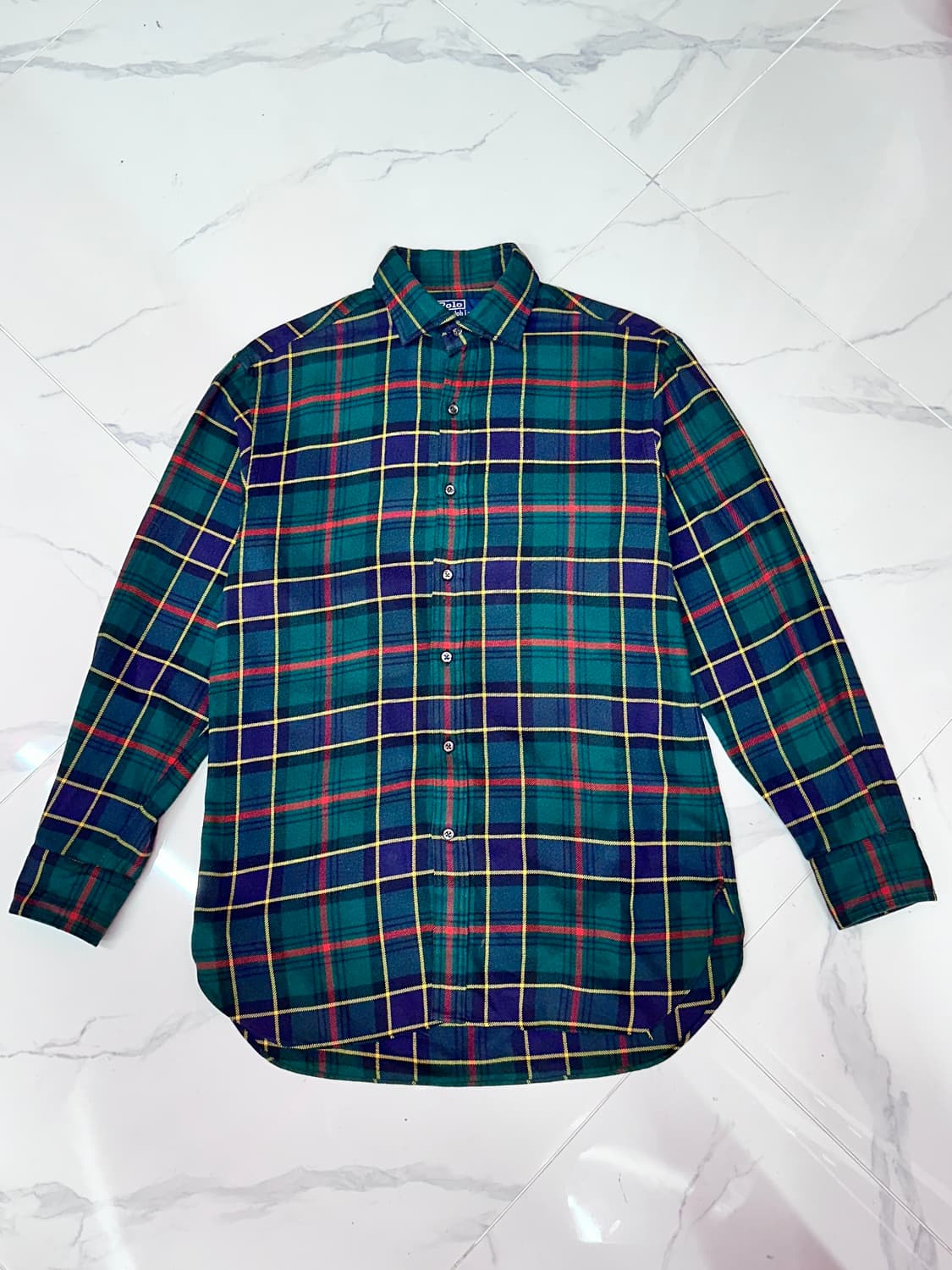 •POLO 체크 셔츠 커스텀핏 상품이미지2