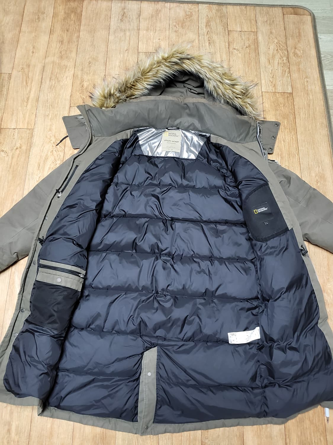 내셔널지오그래픽 구스다운 야상패딩 상품이미지4