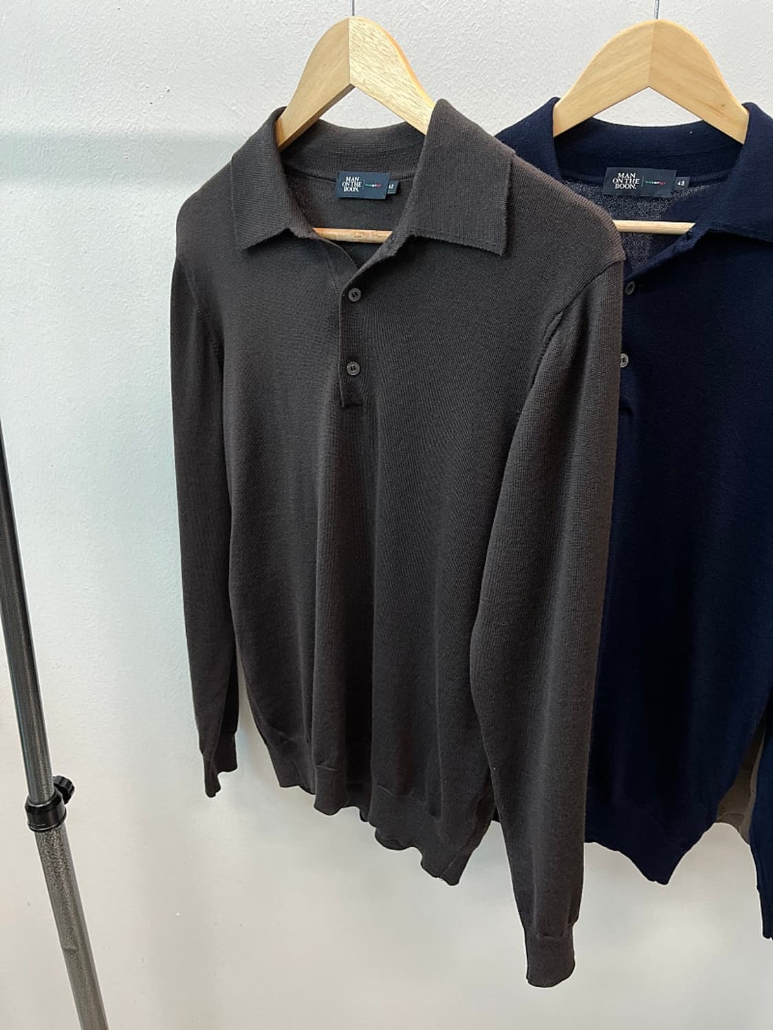 95-100) 맨온더분 신형 카라 울니트 3종 상품이미지6