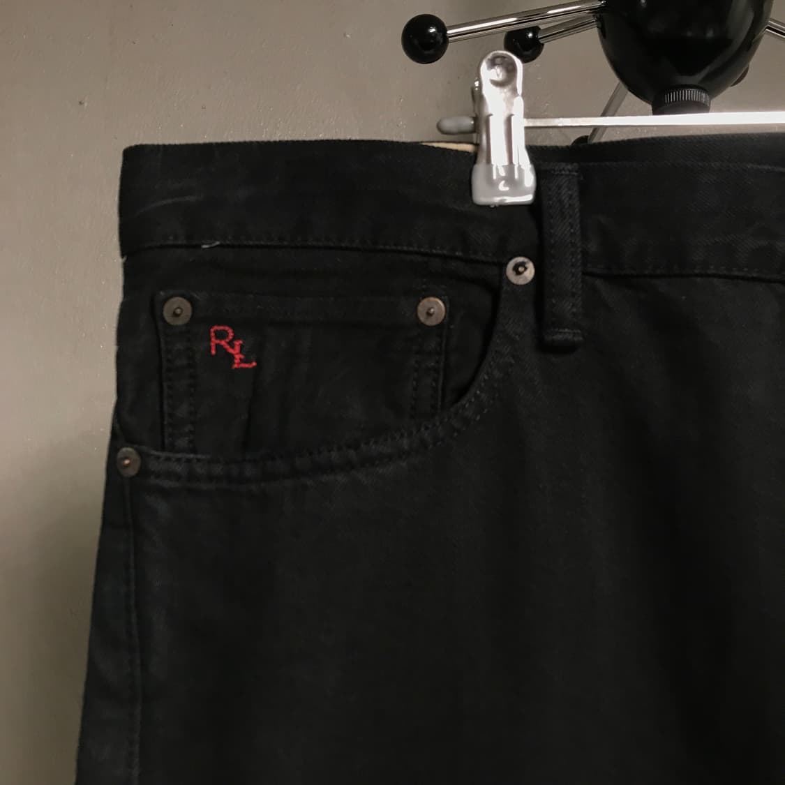 폴로 랄프로렌 코튼 팬츠 블랙 36/34 상품이미지4