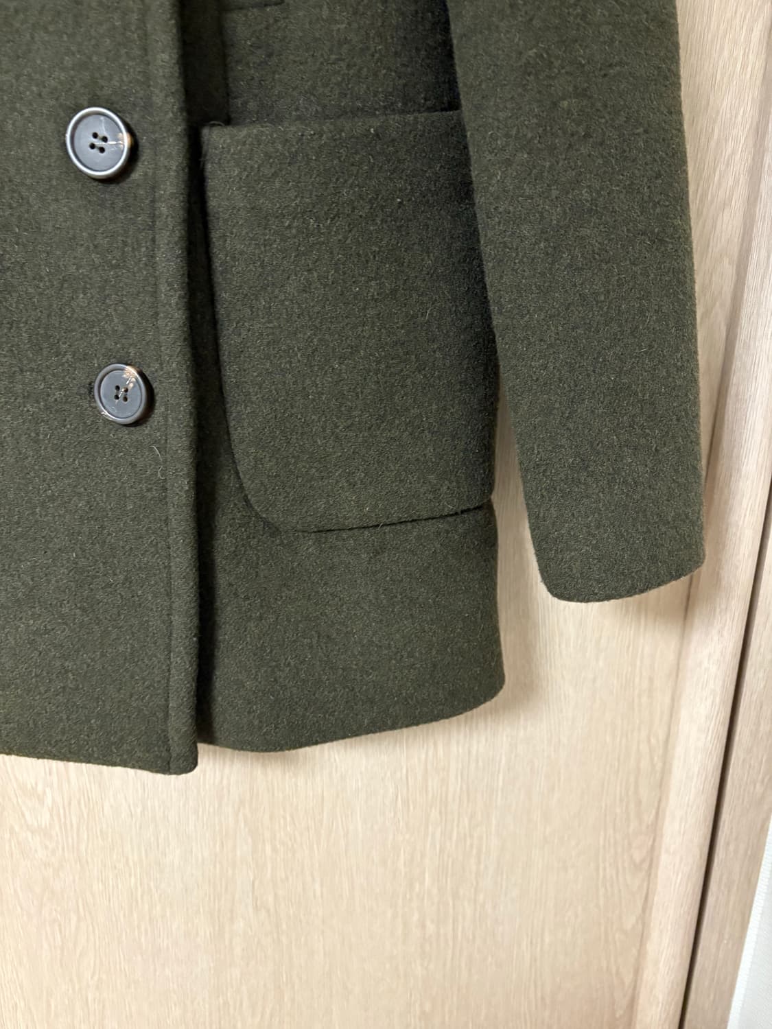 Sandro 울 피코트 카키  상품이미지2