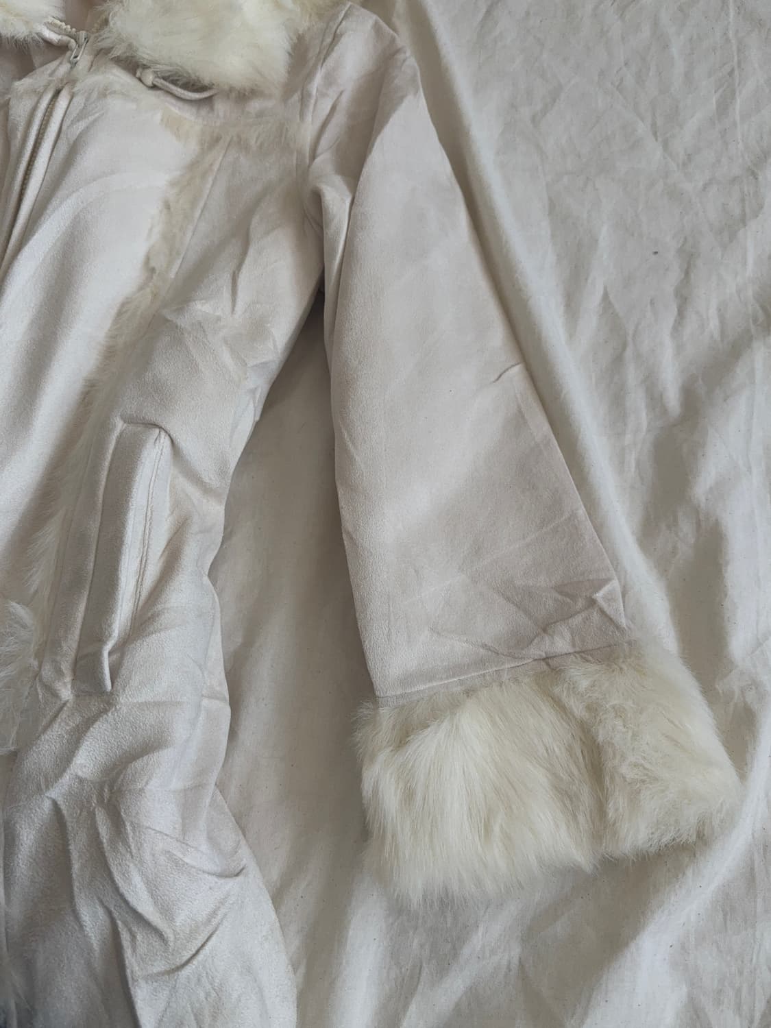 히메 로걀 양산형 무스탕 롱 코트 상품이미지6