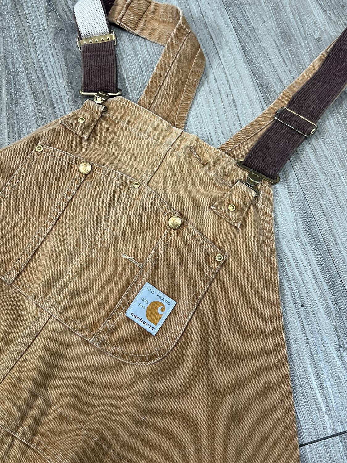 Carhartt USA 칼하트 100주년 워크웨어 멜빵 오버롤 상품이미지2
