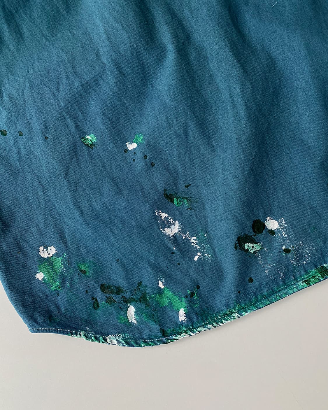 리바이스 페인팅 다잉 다크 그린 셔츠 상품이미지10