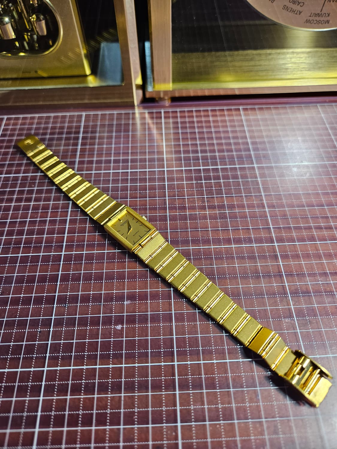 Gruen 그루엔 독일산 여성용 금장 손목시계 상품이미지5