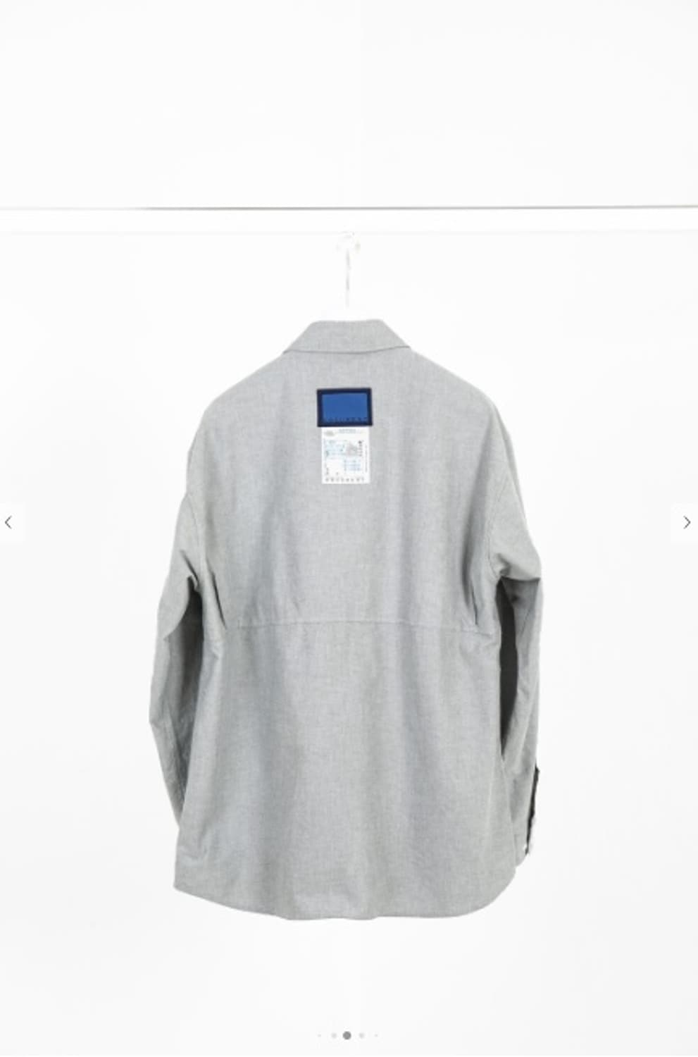 도큐먼트 백로고 옥스포드 셔츠 그린 M 새상품 상품이미지3