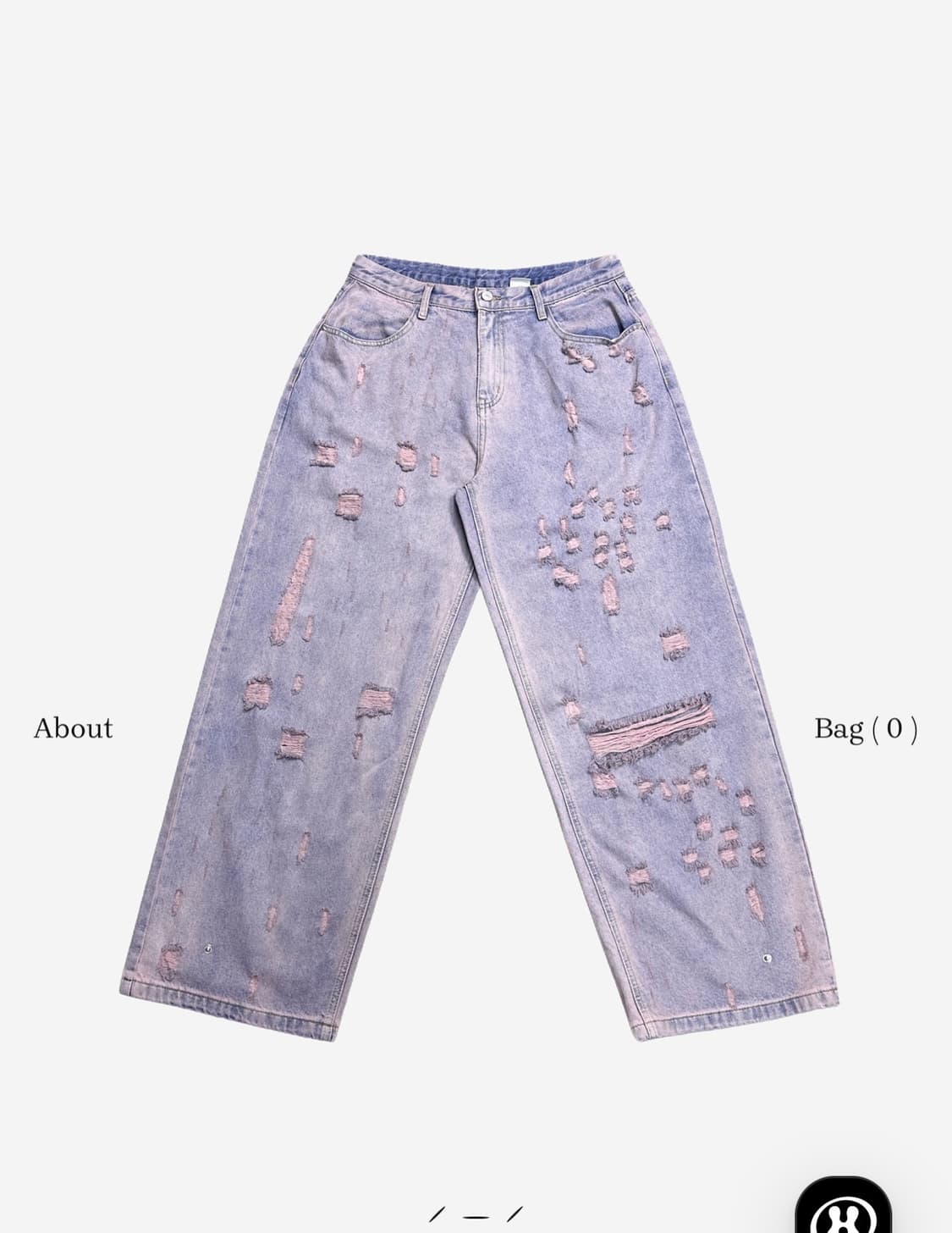 미스테리어스호텔 리얼 데미지 데님 상품이미지2