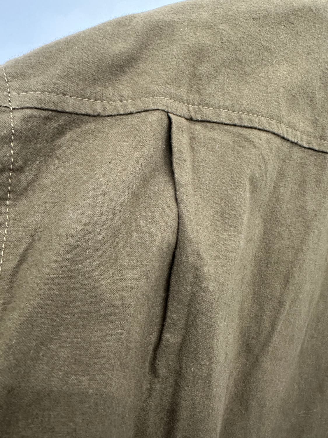 아르스 콘택트 ZIPUP SHIRTS(카키) 상품이미지6