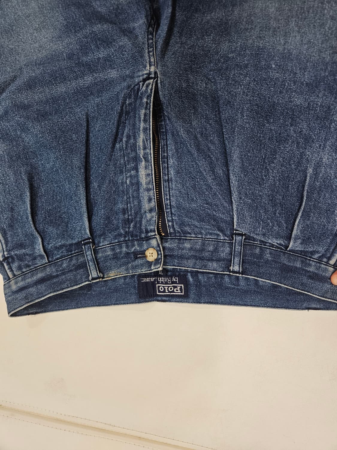 (29) 폴로 데님 투턱 배기슬렉스 상품이미지2