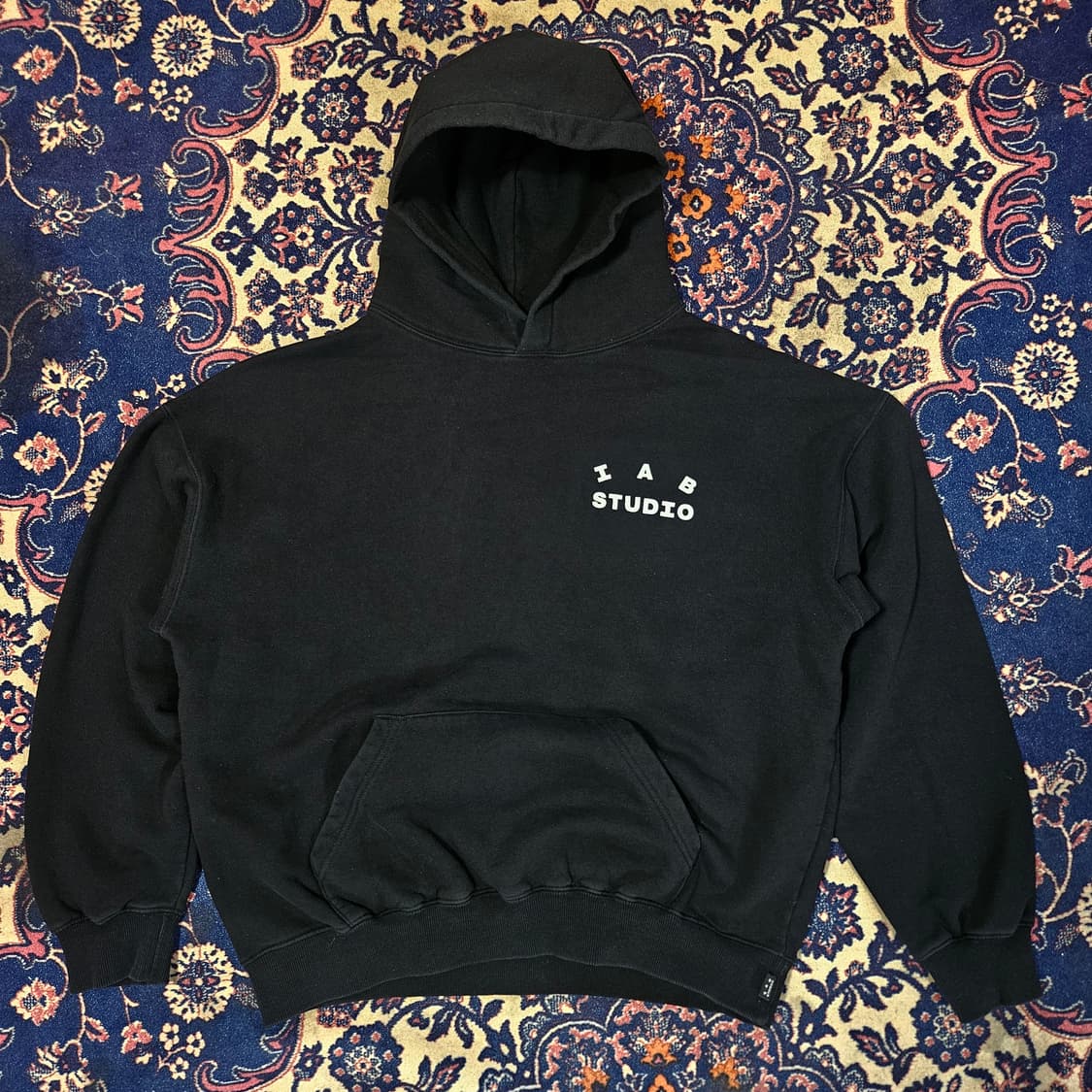 아이앱스튜디오 후드 블랙 화이트 L size 상품이미지2