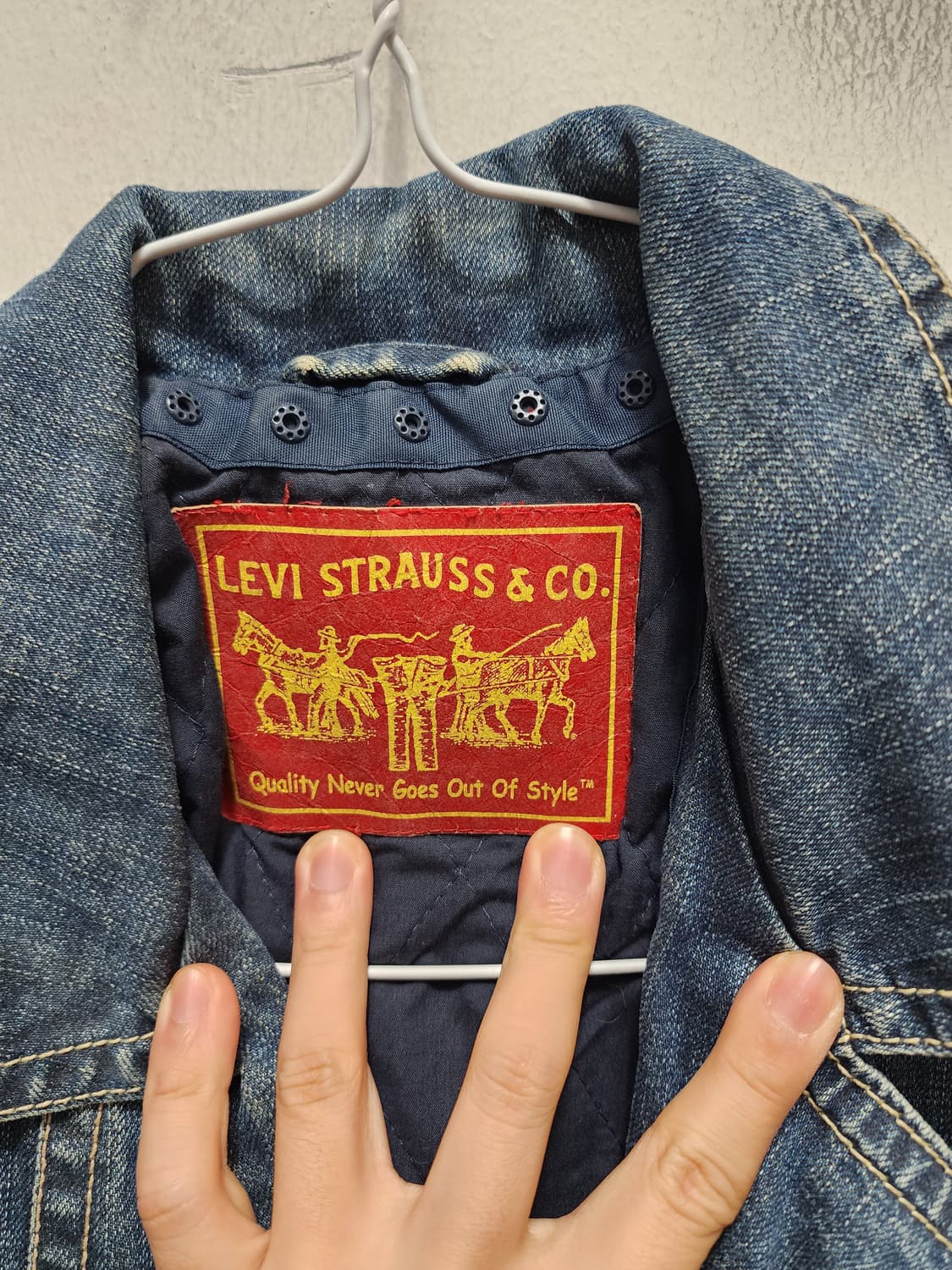 리바이스 웨스턴 워크 데님 베스트 상품이미지4