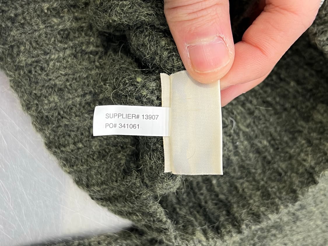 데님 앤 서플라이 랄프로렌 카키 그린 듀얼 포켓 울 니트 가디건 상품이미지9