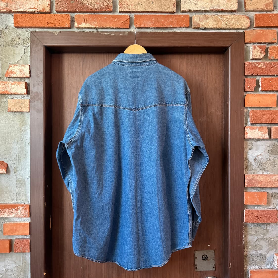 엘리캐슬맨 데님 웨스턴셔츠 XL 상품이미지9