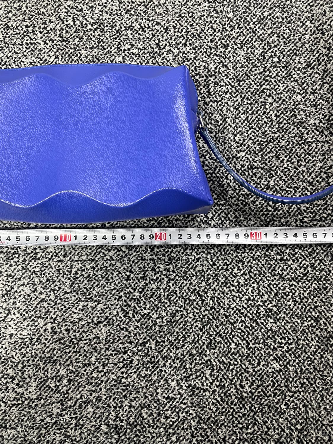 빈티지9. ISSEY MIYAKE 플리츠 플리즈 숄더백 크로스백 블루 상품이미지8