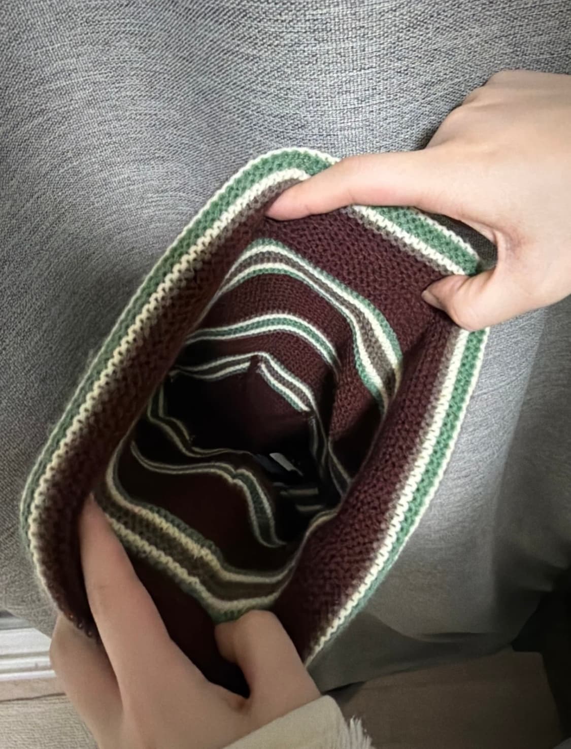 스투시 스트라이프 비니 상품이미지2