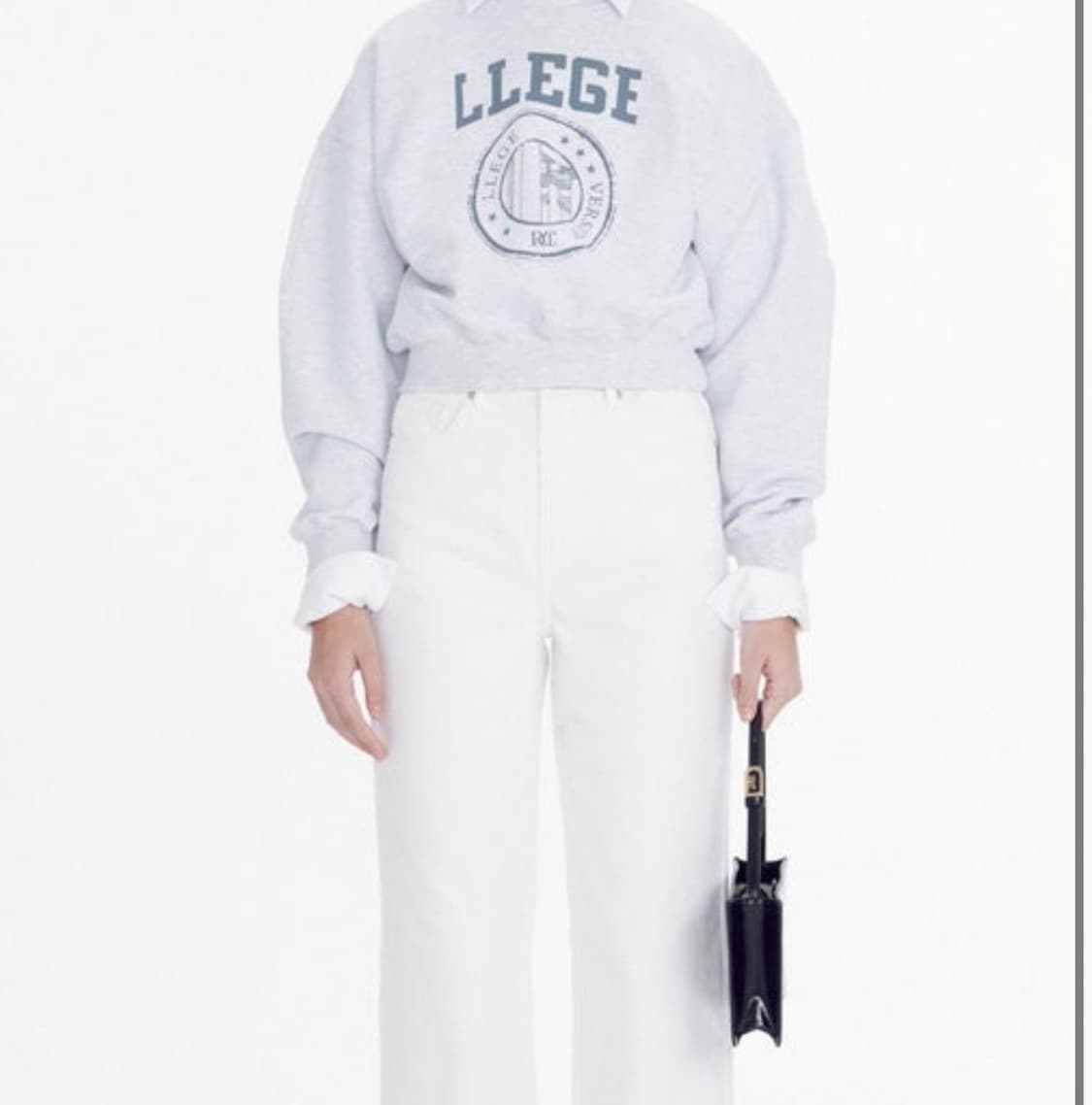 Recto 렉토 맨투맨 멜란지그레이 상품이미지9