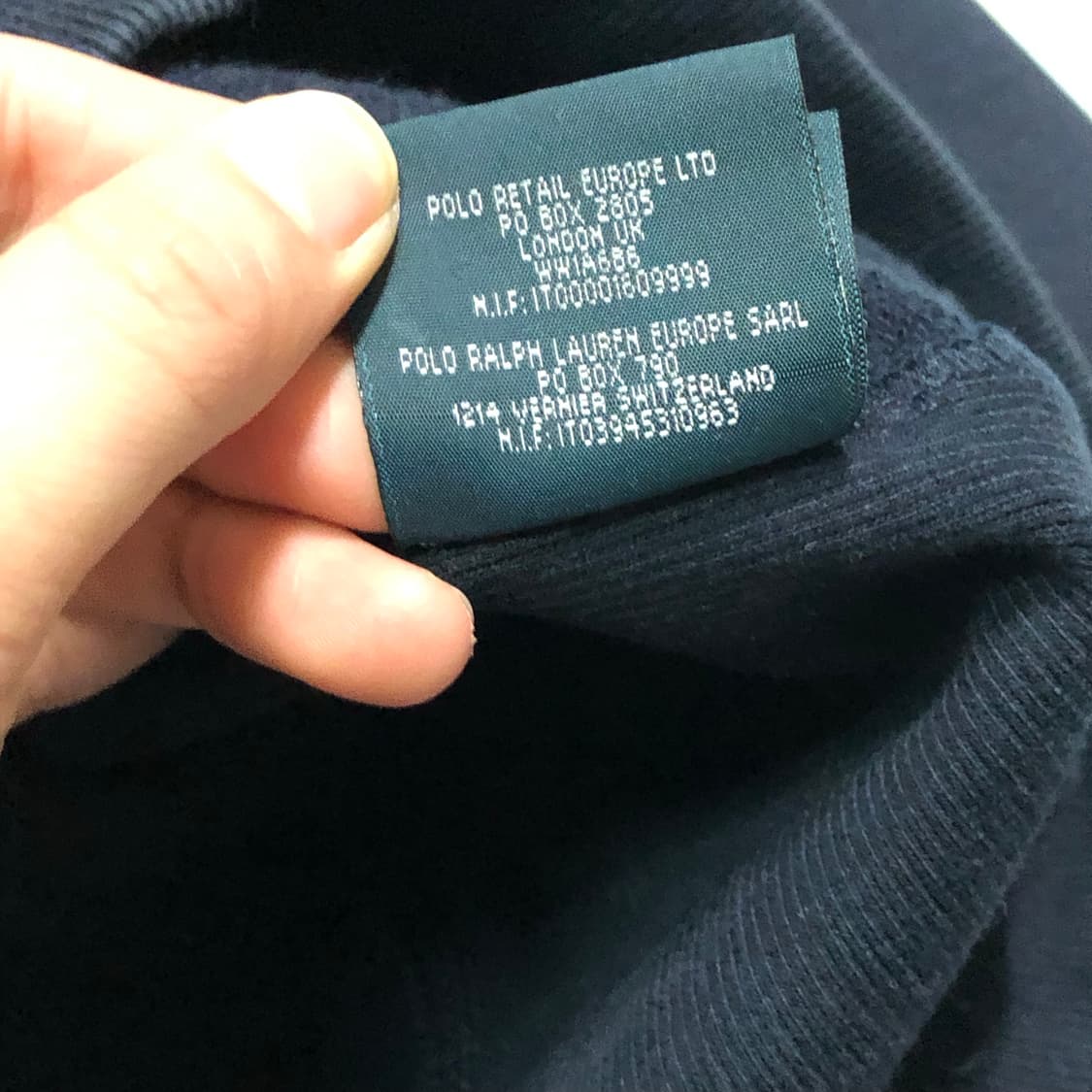 폴로 랄프로렌 LXVII 빅포니 네이비 후드티 상품이미지7