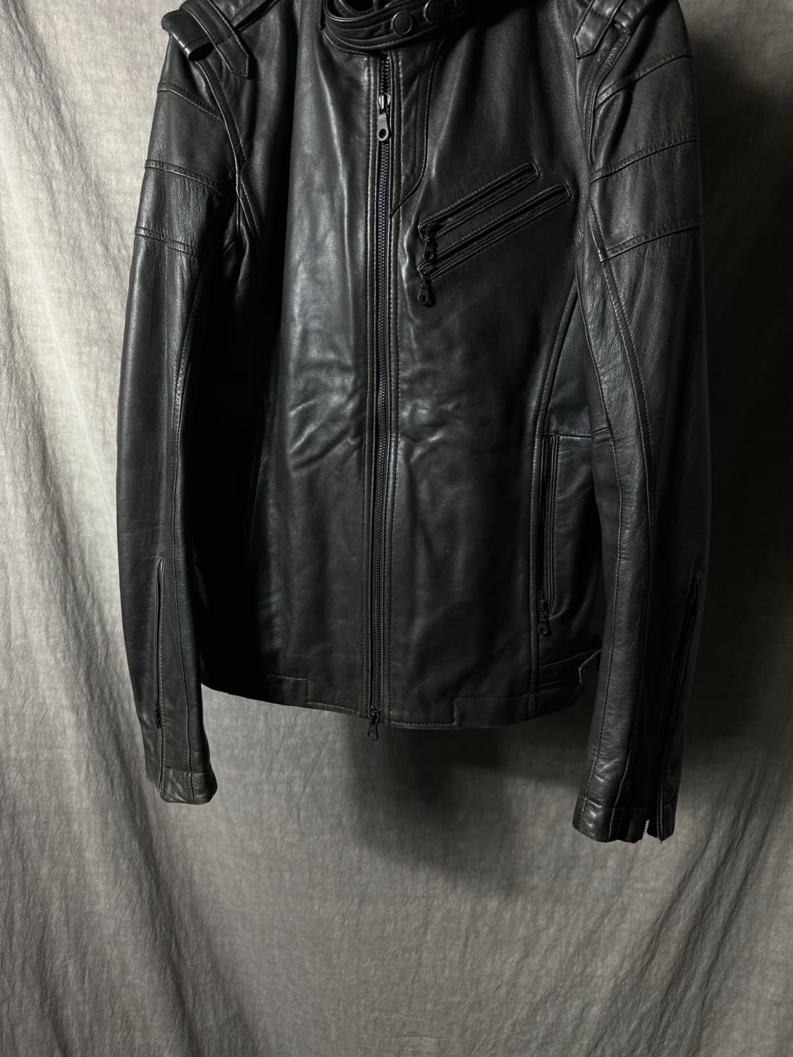Nicole Club for Men Lambskin Biker Jacke 상품이미지4