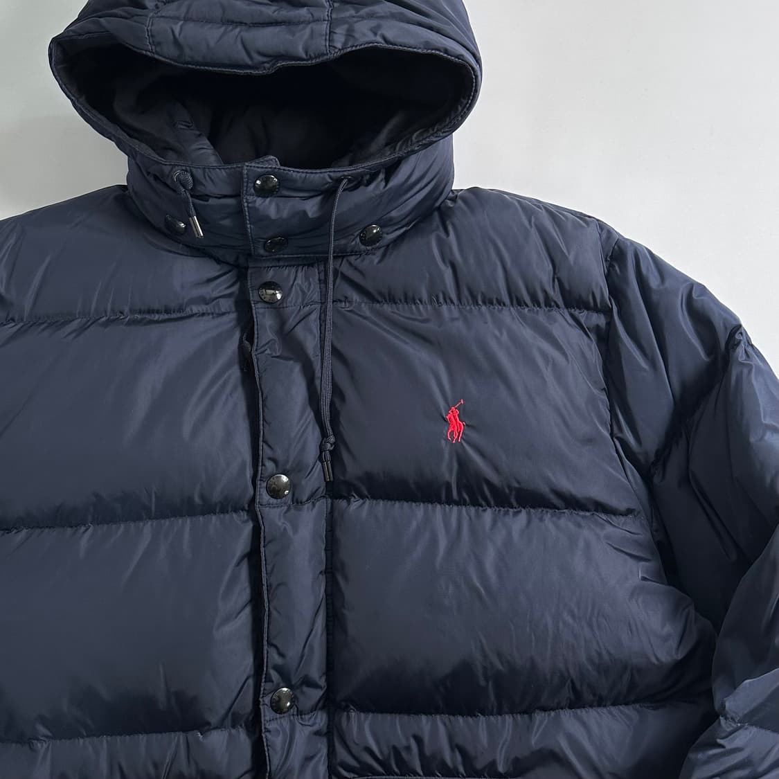폴로 랄프로렌 네이비 후드 다운 파카 상품이미지4