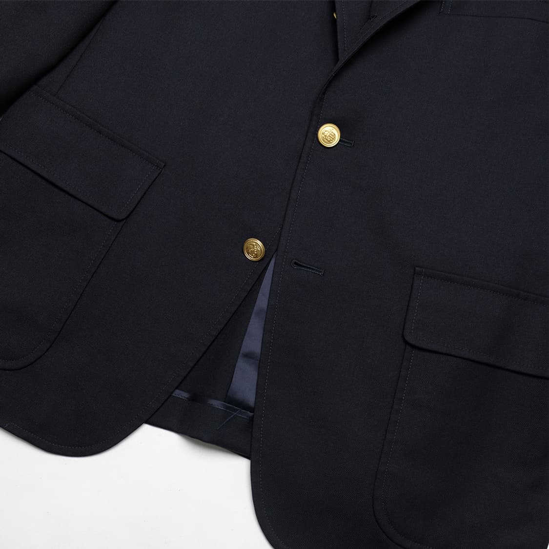 gold button 3roll2 dark navy blazer 상품이미지6
