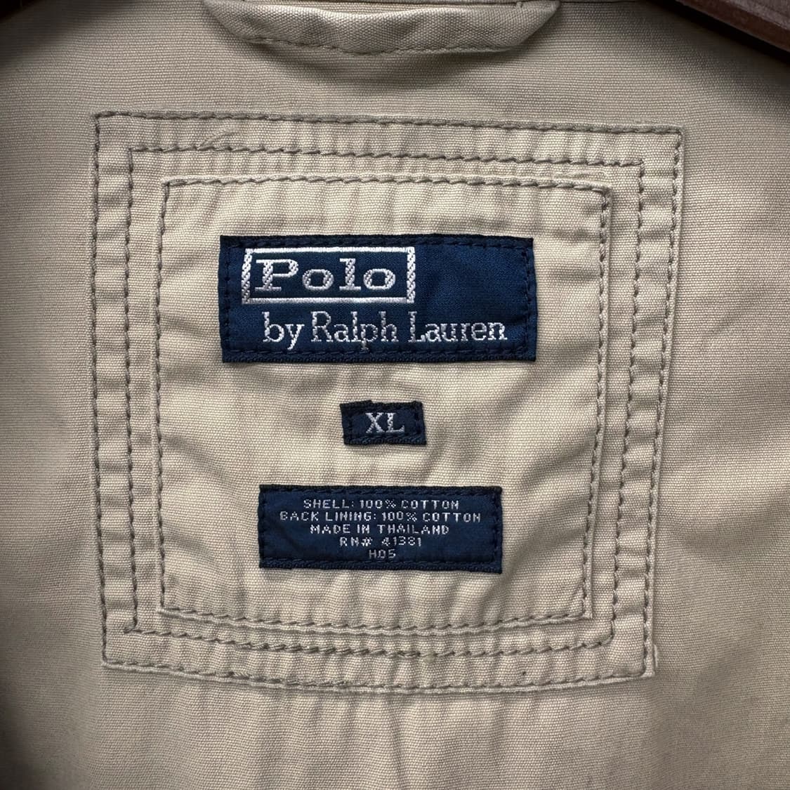 90s 폴로 랄프로렌 밀리터리 모티브 스윙자켓 암패치 액션플리츠 N683 상품이미지9