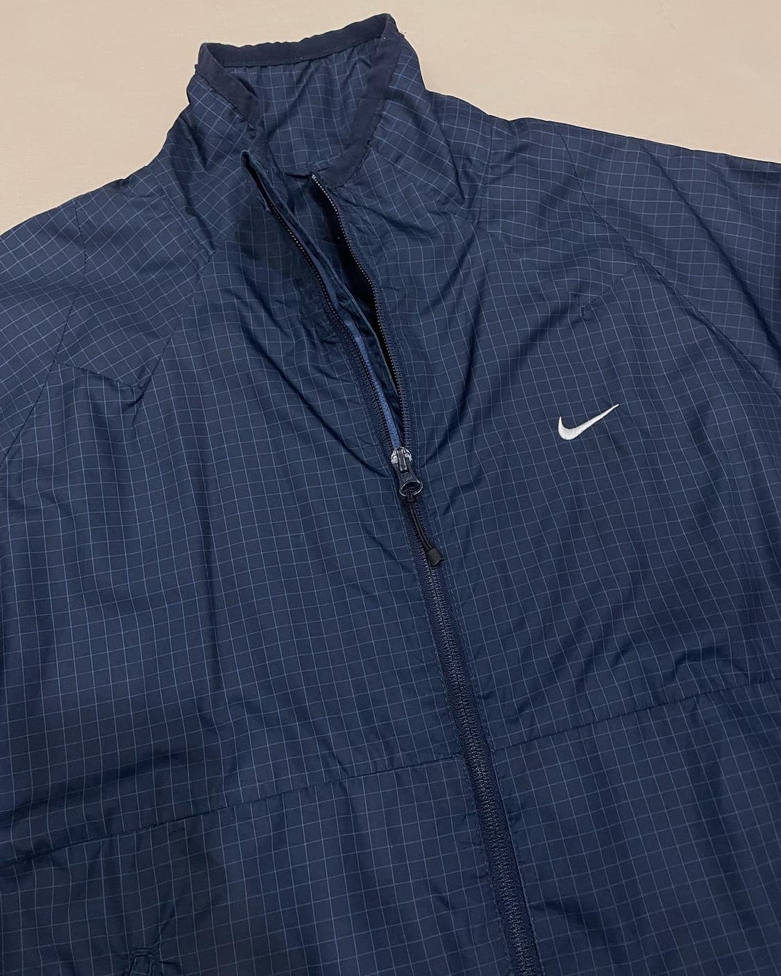 L) 나이키 체크 윈드브레이커 바람막이 상품이미지4