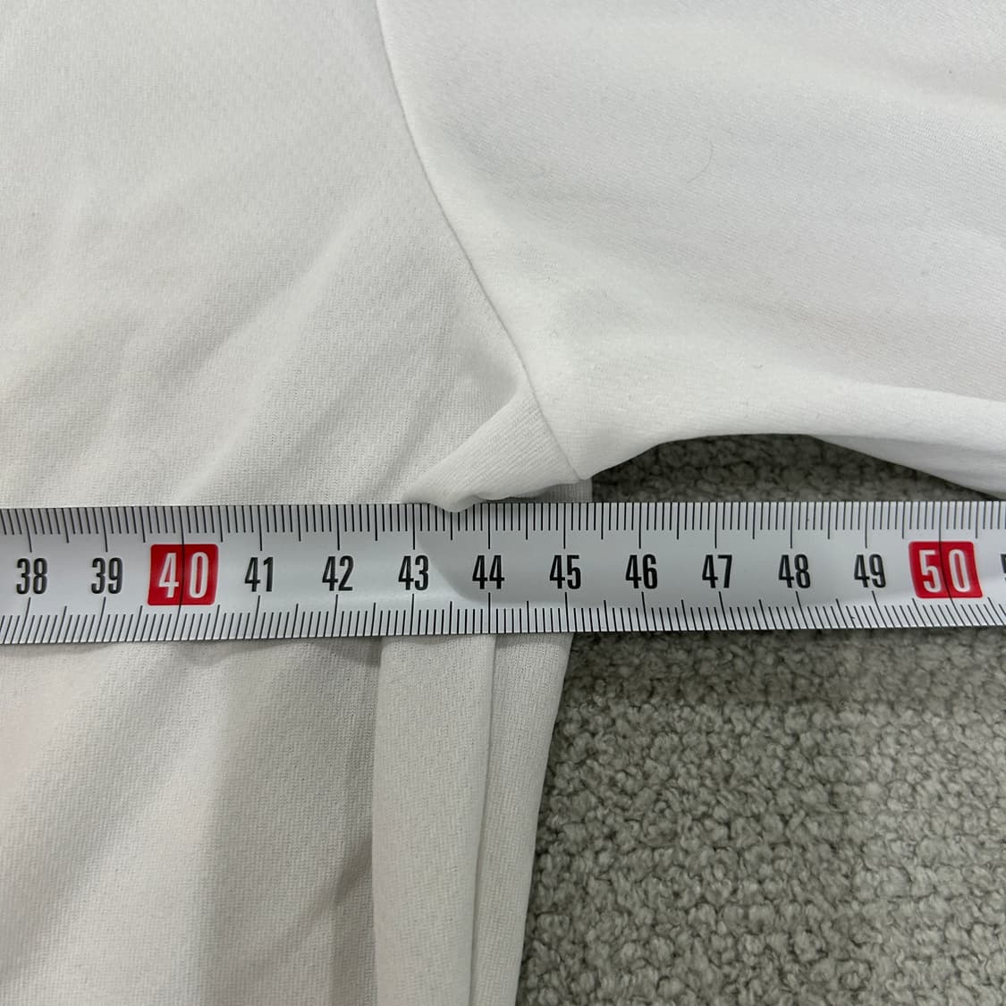 아디다스 흰색 삼선 긴팔 티셔츠 m 상품이미지5