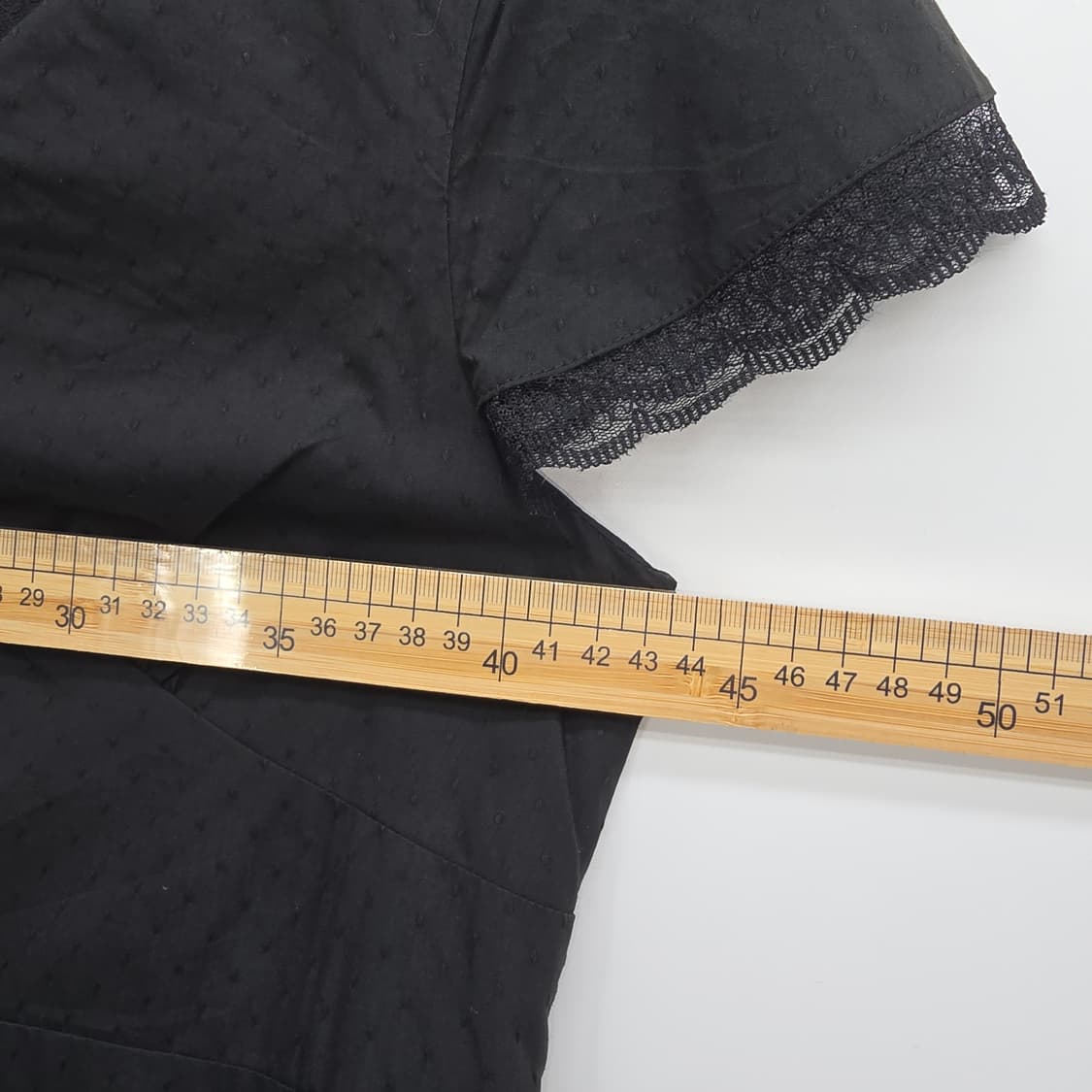 일본 빈티지 레이스 포인트 블랙 원피스 상품이미지3