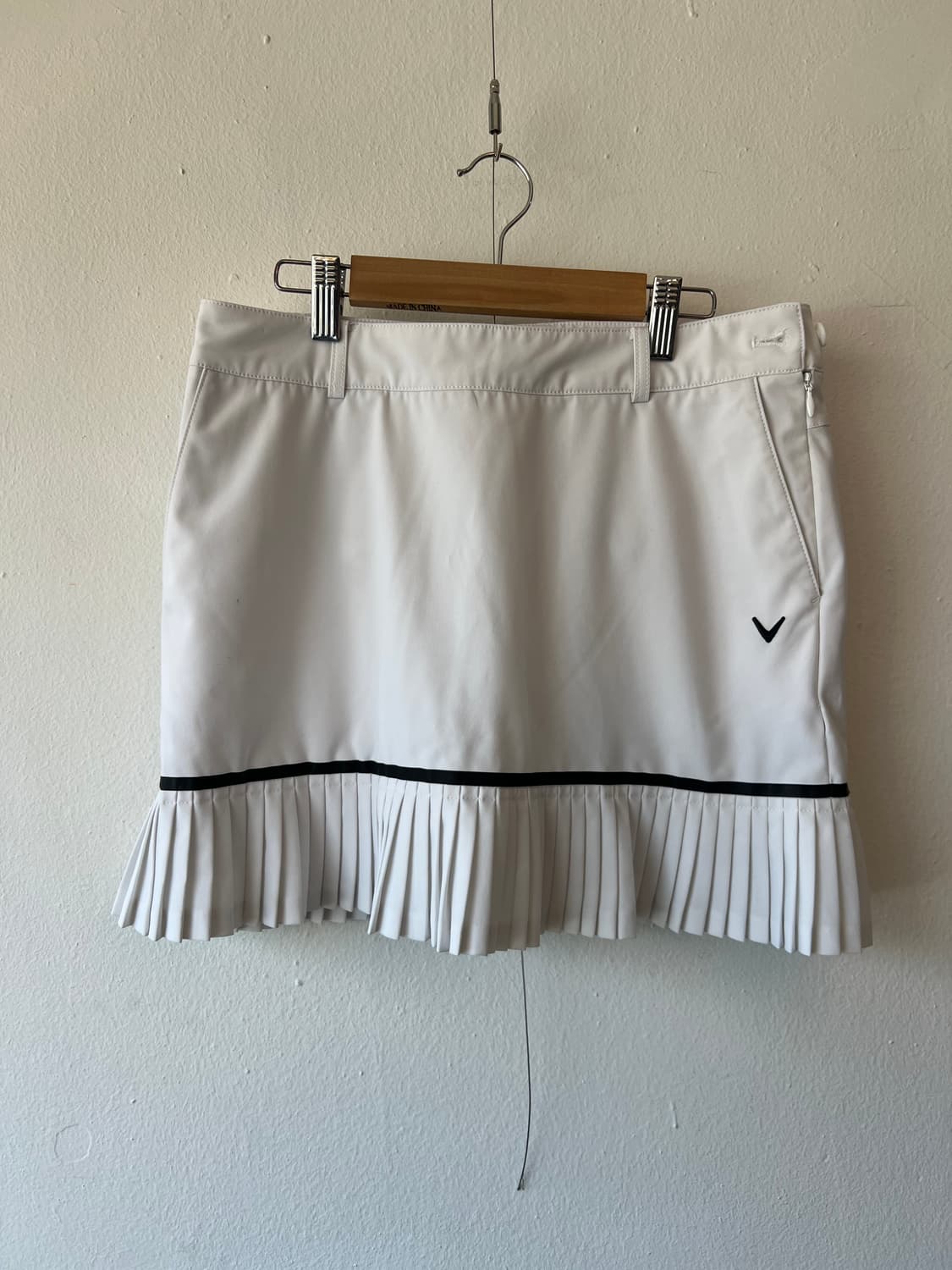 캘러웨이 여성 아이보리 골프팬츠 골프치마바지 상품이미지1