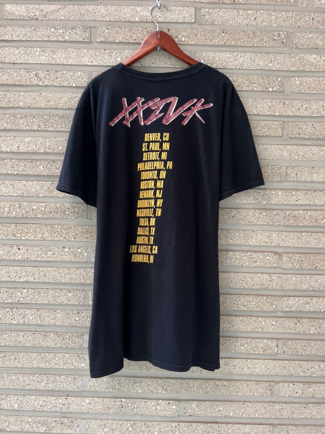 [L]브루노 마스 24K MAGIC 월드 투어 티셔츠 상품이미지4