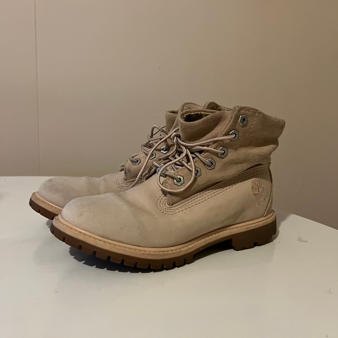 팀버랜드 롤 탑 라이트 핑크 상품이미지1