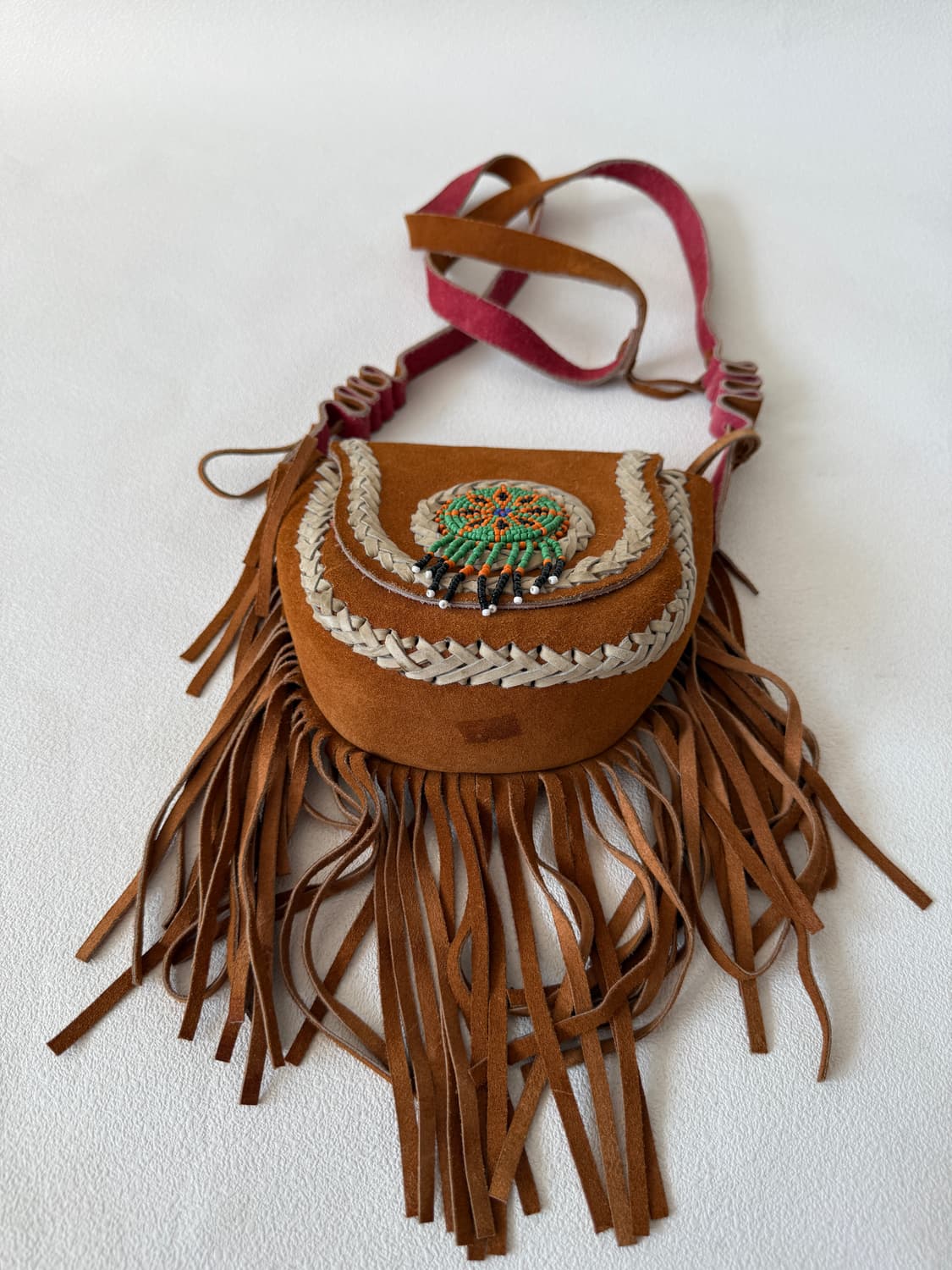 Pre owned 스웨이드 웨스턴 미니백 상품이미지4