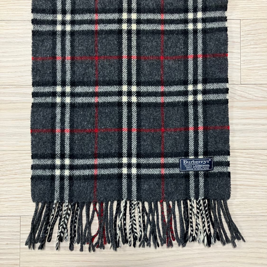 [정품] 버버리 그레이 노바체크 램스울 머플러 (burberry) 상품이미지3