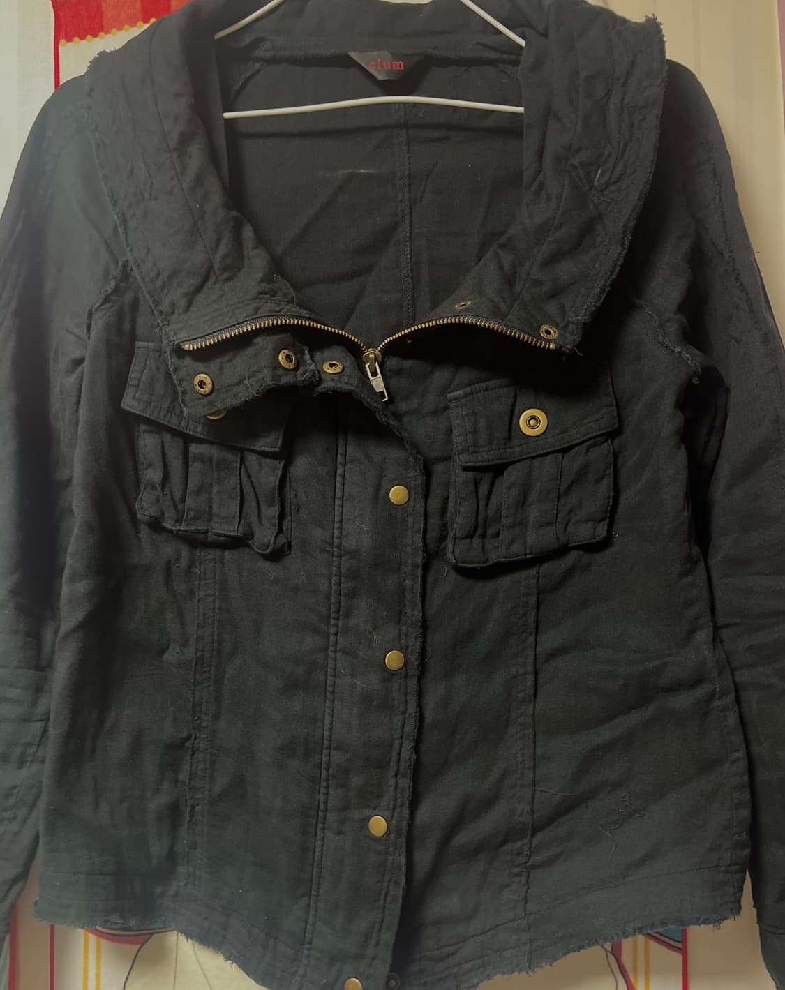 빈티지 펑크 블랙 자켓 펑투케 y2k 상품이미지1