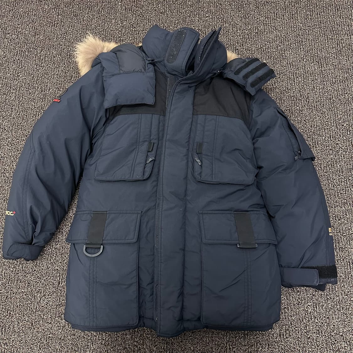 코오롱스포츠 윈드스토퍼 구스다운 패딩 네이비 105(XL) 상품이미지1