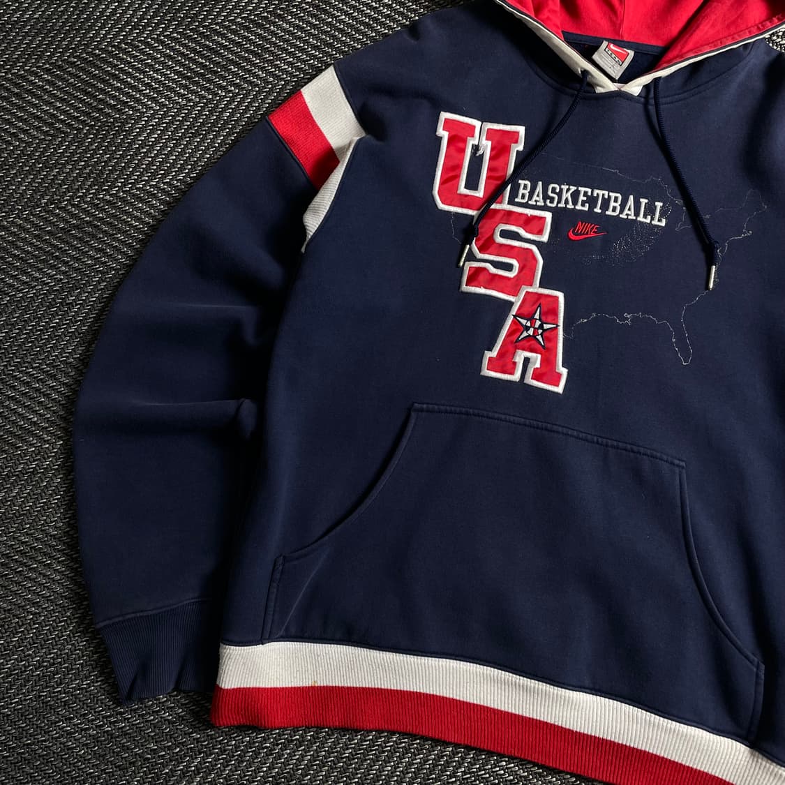 나이키 USA 국대 빅로고 레트로 후드 티셔츠y 2675 상품이미지4