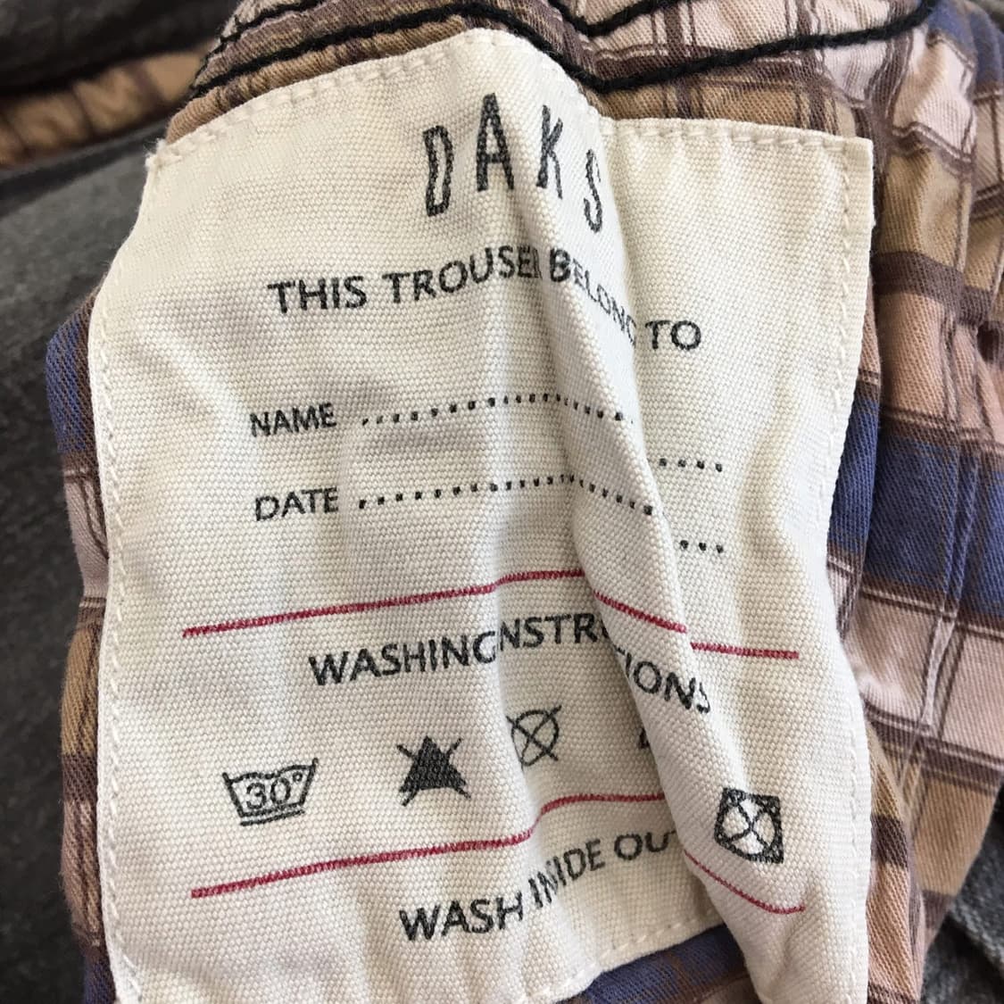 닥스 그레이 스트레이트 워싱 데님진 32 인치  상품이미지6