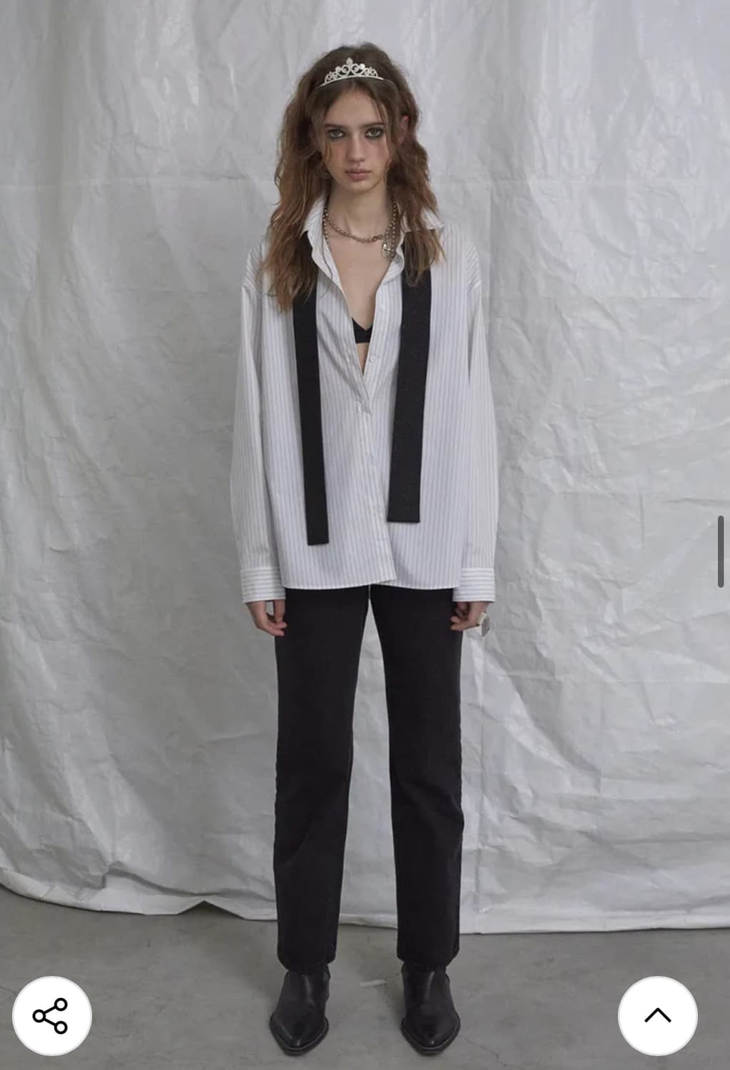 데어드 셔츠 BUSINESS SHIRT IN GREY STRIPE 상품이미지7