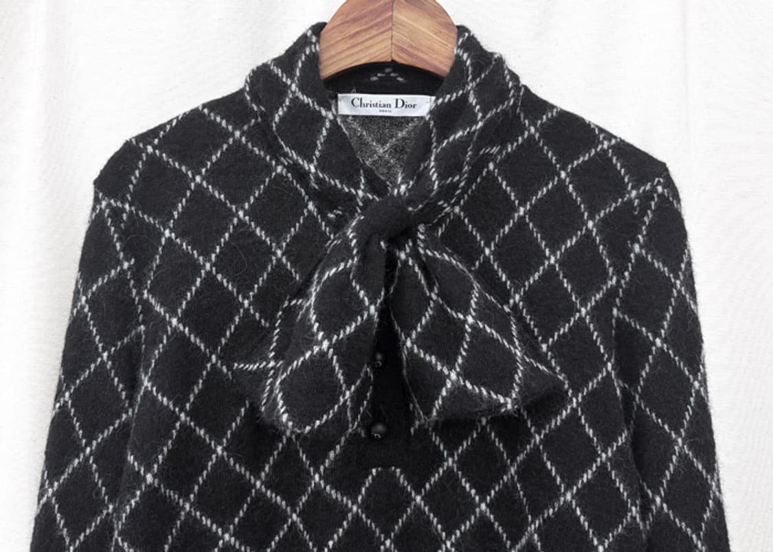 디올 체크앤 디올 타이드 칼라 스웨터 상품이미지2