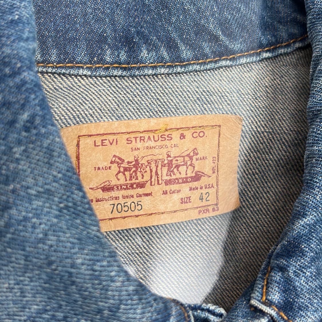 90s 리바이스 데님 트러커 청 자켓 상품이미지3