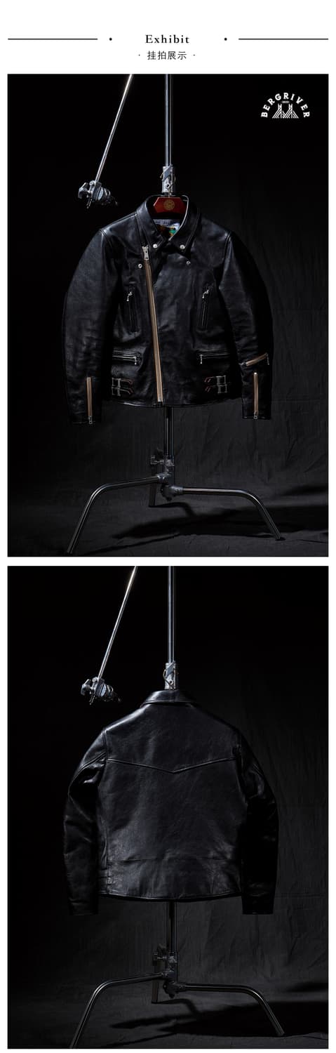 Berg river 버그리버 391 말가죽 라이더 자켓 상품이미지3