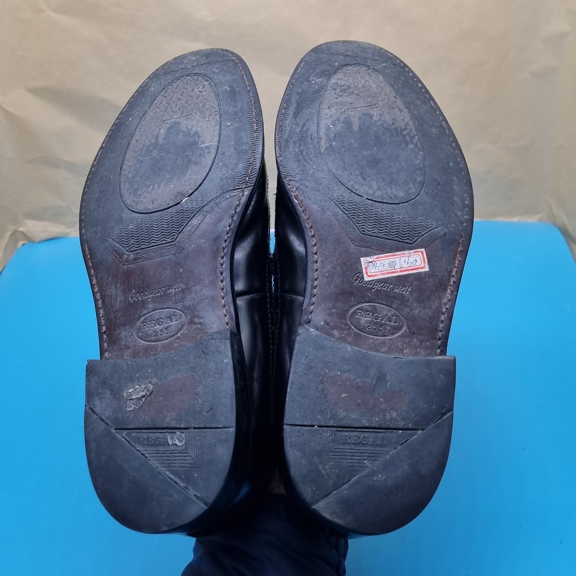 금강리갈 남성윙팁구두 실사이즈260 상품이미지3
