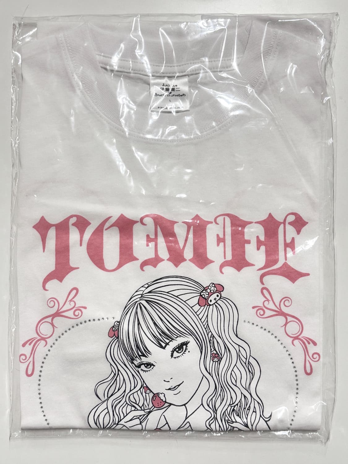 이토준지 산리오 콜라보 팝업 반팔 티셔츠 토미에 마이멜로디 상품이미지1