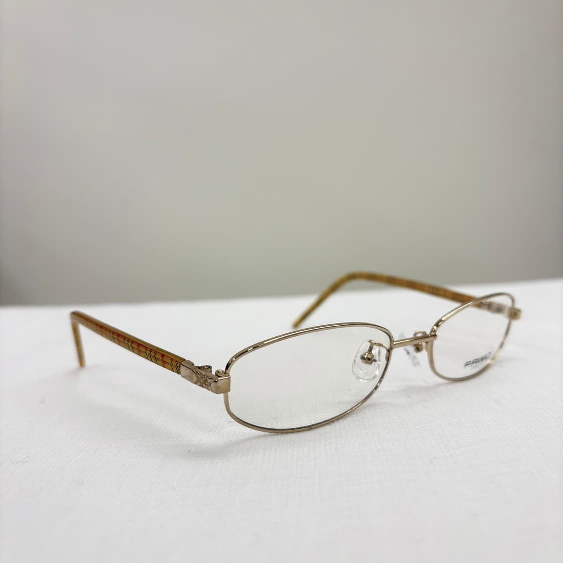 PRIMO 골드 체크 메탈 빈티지안경 상품이미지2