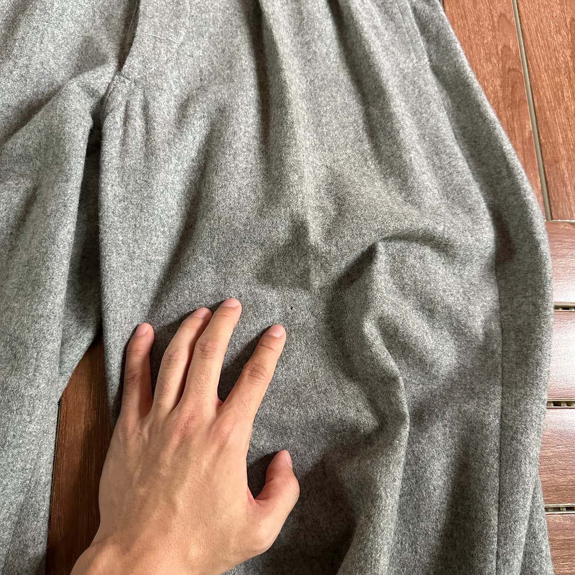 Vintage wool gray balloon trouser pants 상품이미지9