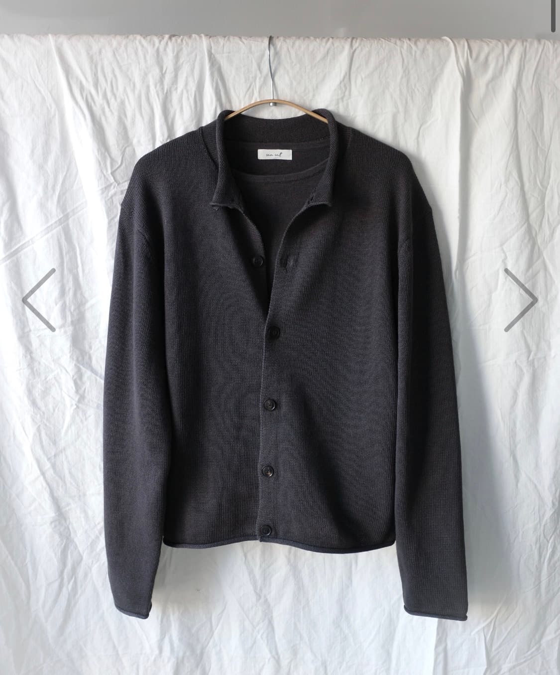 씨솔트 가디건 차콜 브라운2 상품이미지1