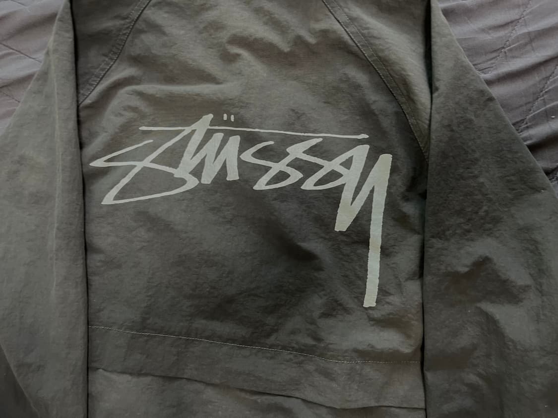 Stussy Wave Dye Beach Shell Jacket Black 상품이미지3