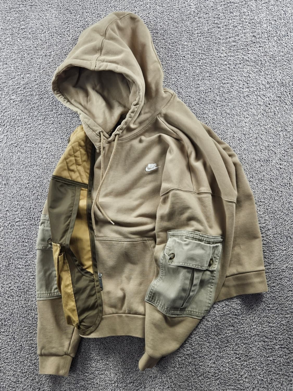 나이키 포켓 베스트 커스텀 스웻 후드 티셔츠 ( XL ) / 10991 상품이미지3