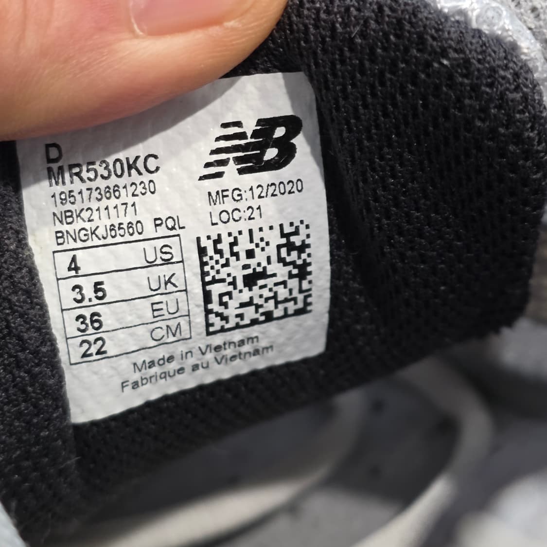 2w-24:뉴발란스 530 실버 블루 220cm New Balance 상품이미지10